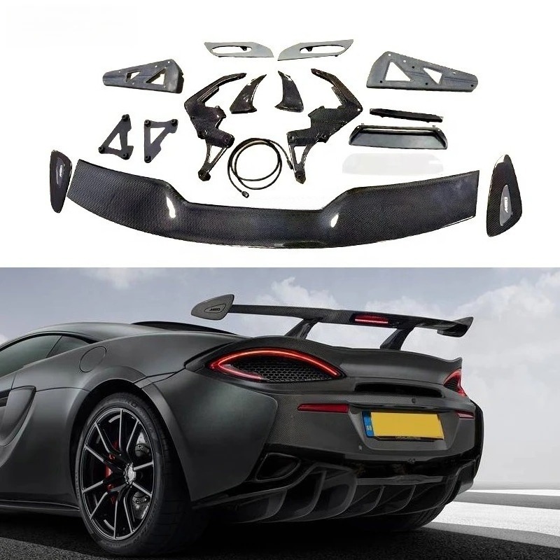 Excellent Quality Dry Carbon MSO Model Wing Rear Spoiler Fit for 570S/GT Models
